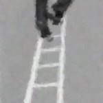 man on ladder